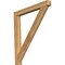 Ekena Millwork Traditional Craftsman Rough Sawn Outlooker, Western Red Cedar, 6"W x 48"D x 48"H OUT06X48X48TRA04RWR - alternate 1